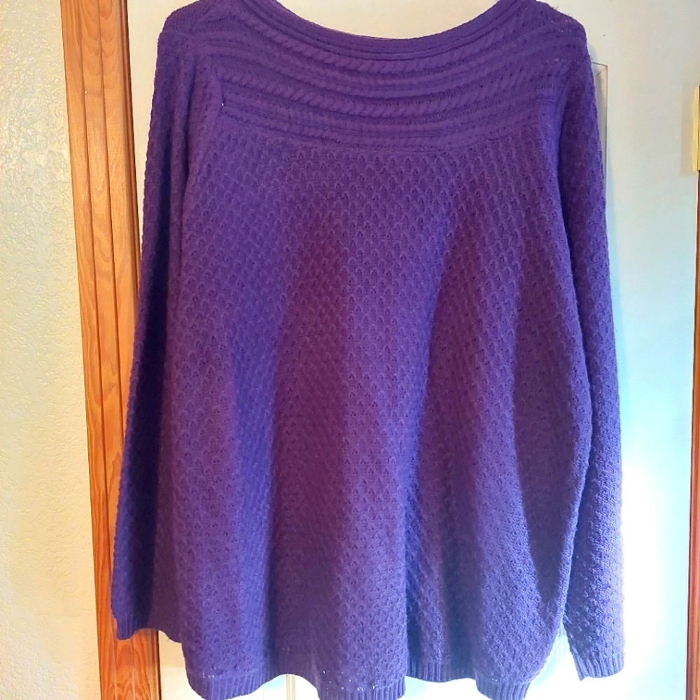 Purple sweater